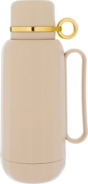 Timeless Rahal thermos, 1 liter, thermal glass inner container, plastic outer shell - light beige product image 2