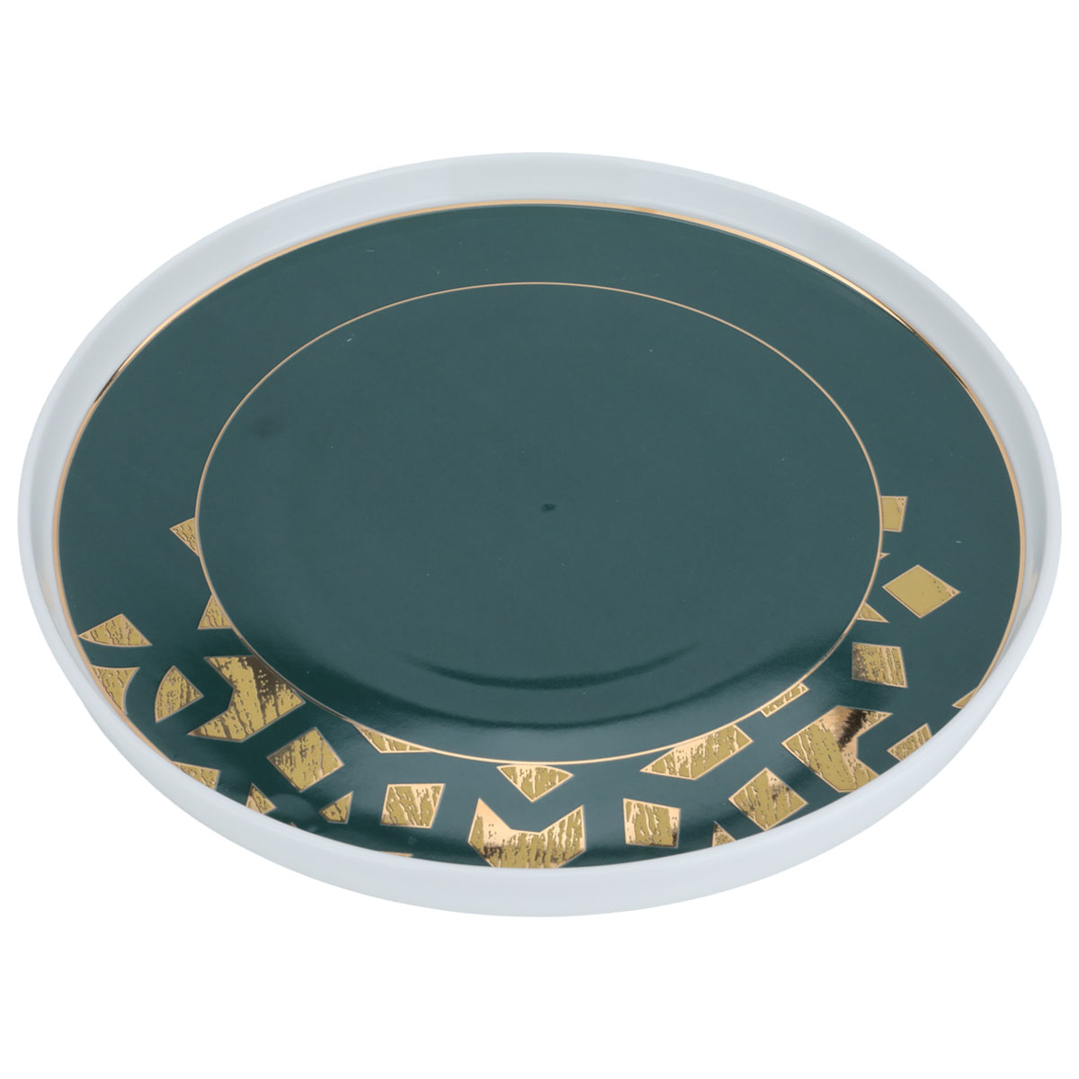 طقم صحون تقديم بورسلان السيف غاليري، 16 قطعة، دائري - أبيض product image 4