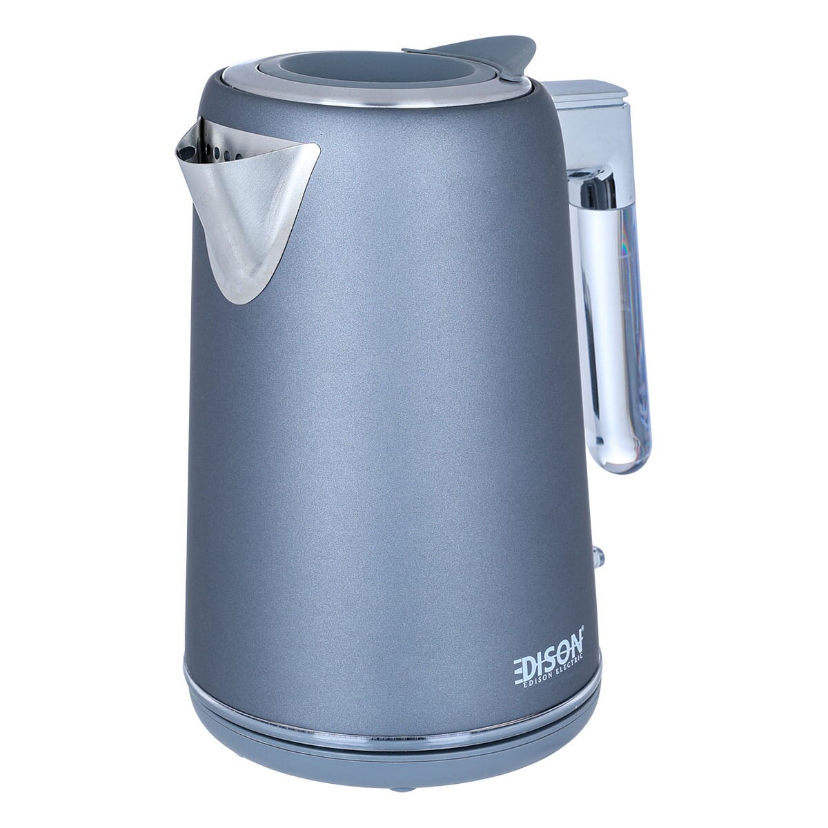 Edison Electric Kettle Steel WK-2020, 1.7 Liter, 2200 Watt - Black Silver product image 2