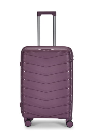 طقم شنط سفر بولي بروبيلين ليمرا، 4 مقاسات، 4 عجلات، بزاوية 360 درجة، OT-8014 - بنفسجي product image 2