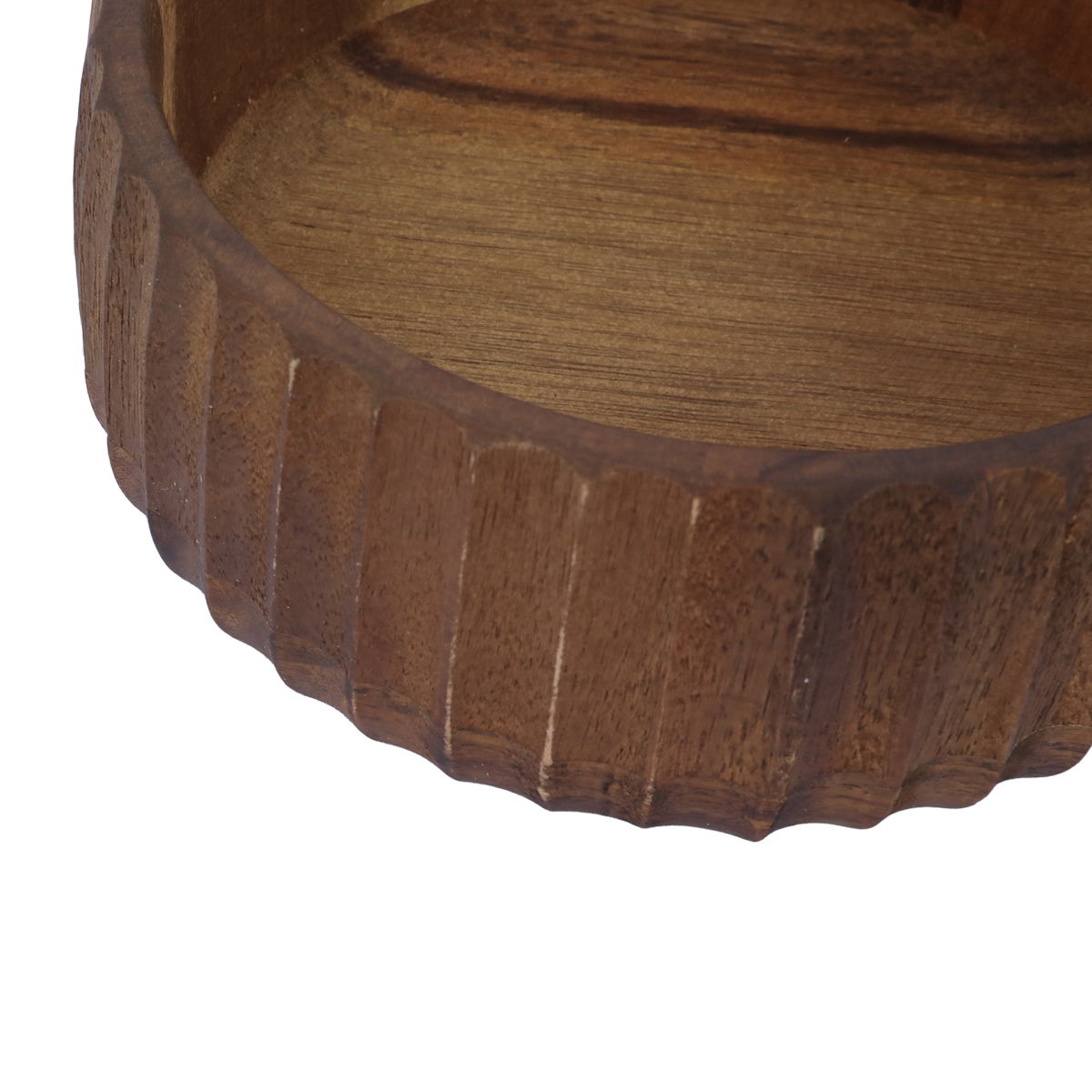 Al Saif Gallery Wooden Bowl, 15 cm, Small Round - Brown product image 2