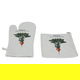 طقم قفازات ومساكة السيف غاليري، 20×20 سم - بيج product image 1