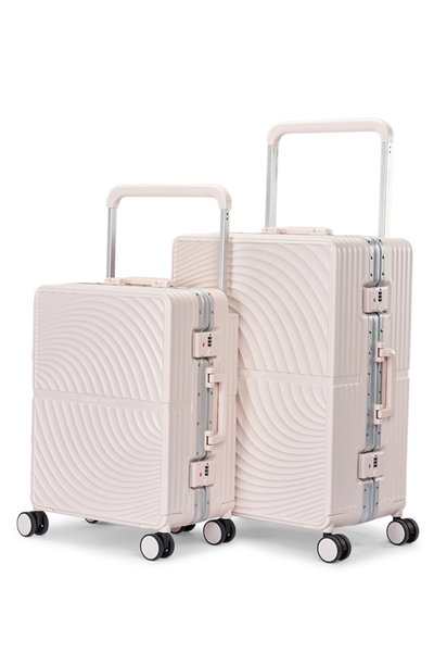 Limra LMA-1910 Polycarbonate Luggage Set, 2 Sizes, 4 Wheels - Pink product image 2