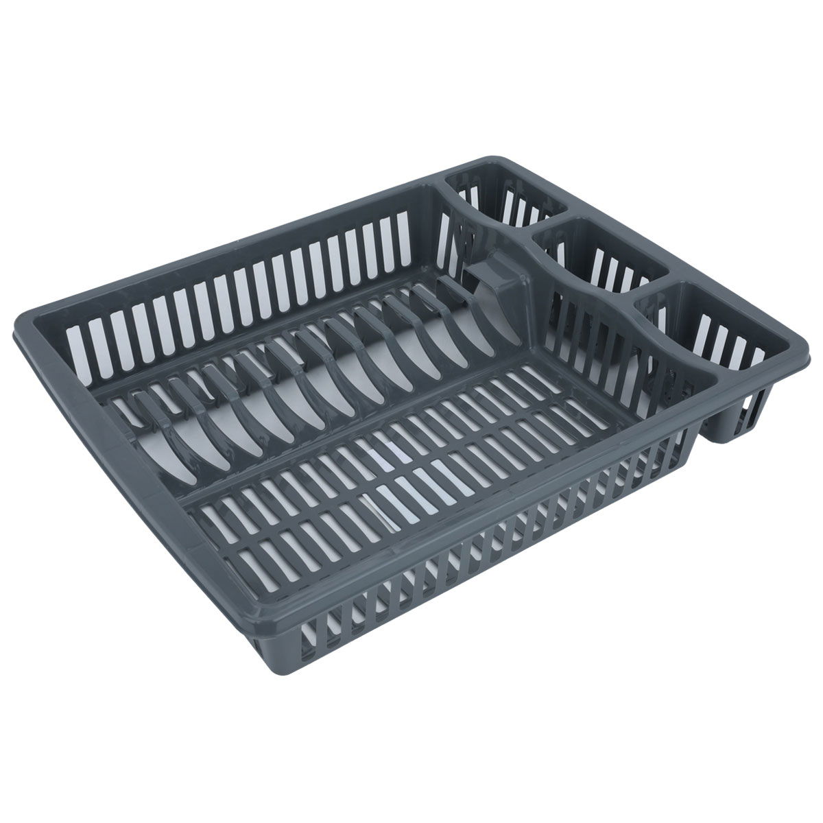 نشاف صحون بلاستيك السيف غاليري، 8×36.5×46 سم - رمادي product image