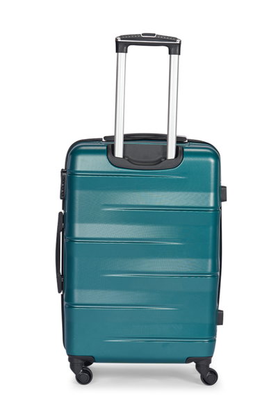 طقم شنط سفر ABS ليمرا، 3 مقاسات، 4 عجلات، قفل ارقام، WM-210 - اخضر product image 4