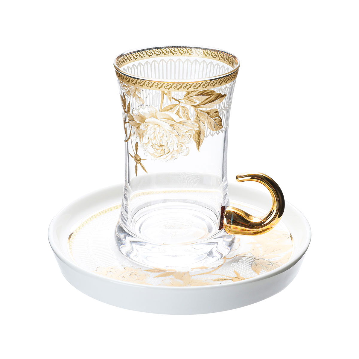 Al Saif Gallery Porcelain Dining Set, 61 Pieces - Golden White product image 9
