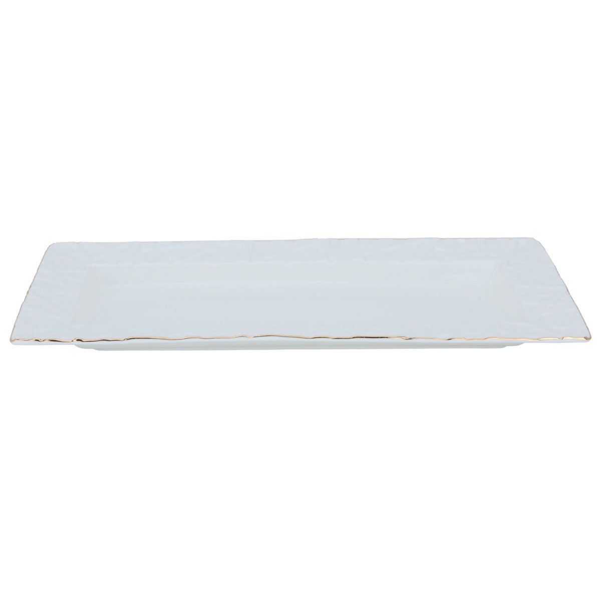 Al Saif Gallery Porcelain Dessert Serving Dish, 29X14X2.5 Cm - White product image