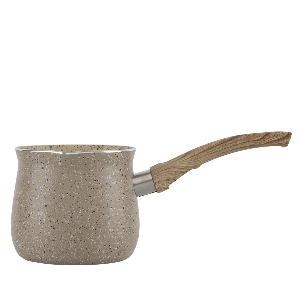ركوة جرانيت السيف غاليري، 8.5 سم، بيد خشب - بيج product image 2