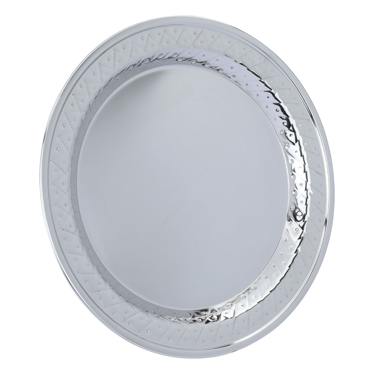 Steel Al Saif Gallery, 45 cm, engraved circle - silver product image