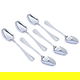 Sola Steel Al Saif Gallery Spoon Set, Plain, 6 Pieces - Silver product image 1
