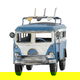Family Pioneers Steel Bus Masterpiece, 30 x 12 x 19 cm - Blue product image 1
