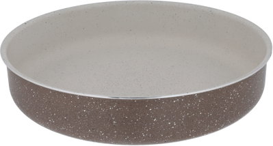 صينية فرن جرانيت السيف غاليري، 32سم، دائري - بني product image 2