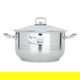 قدر استيل السيف غاليري، 14×24 سم، ايدي جانبية - فضي product image 1