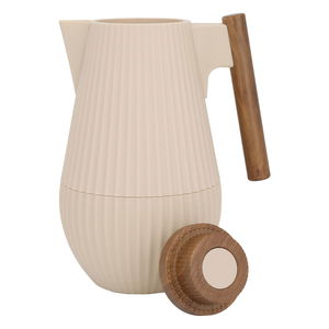 Al Saif Gallery Layar thermos, 1 liter, thermal glass inner container, plastic outer shell - beige product image 3