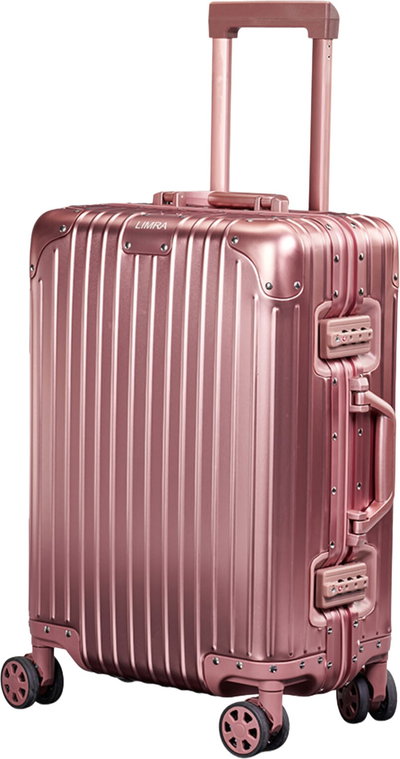 Limra RM-604 Aluminum Suitcase, 20 inches, 4 Wheels - Rose Gold product image 1