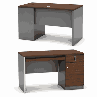 مكتب إداري مودرن خشب MDF، 75×120×60 سم - بني product image 2