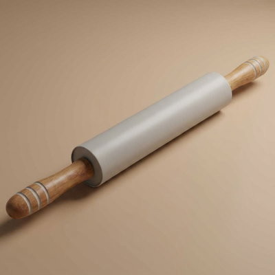 فراد عجين سيليكون السيف غاليري، بيد خشب - أبيض product image 1