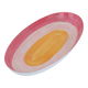 Al Saif Gallery Steel Sweet Serving Plate, 40.5 x 20 x 4 cm - Pink product image 2