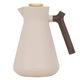 Everest Amada Thermos, 1 liter, wooden handle, thermal glass inner shell, plastic outer shell - beige product image 1