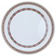 Al Saif Gallery melamine plate, 45 x 45 cm, round, Asiri pattern - white product image 1