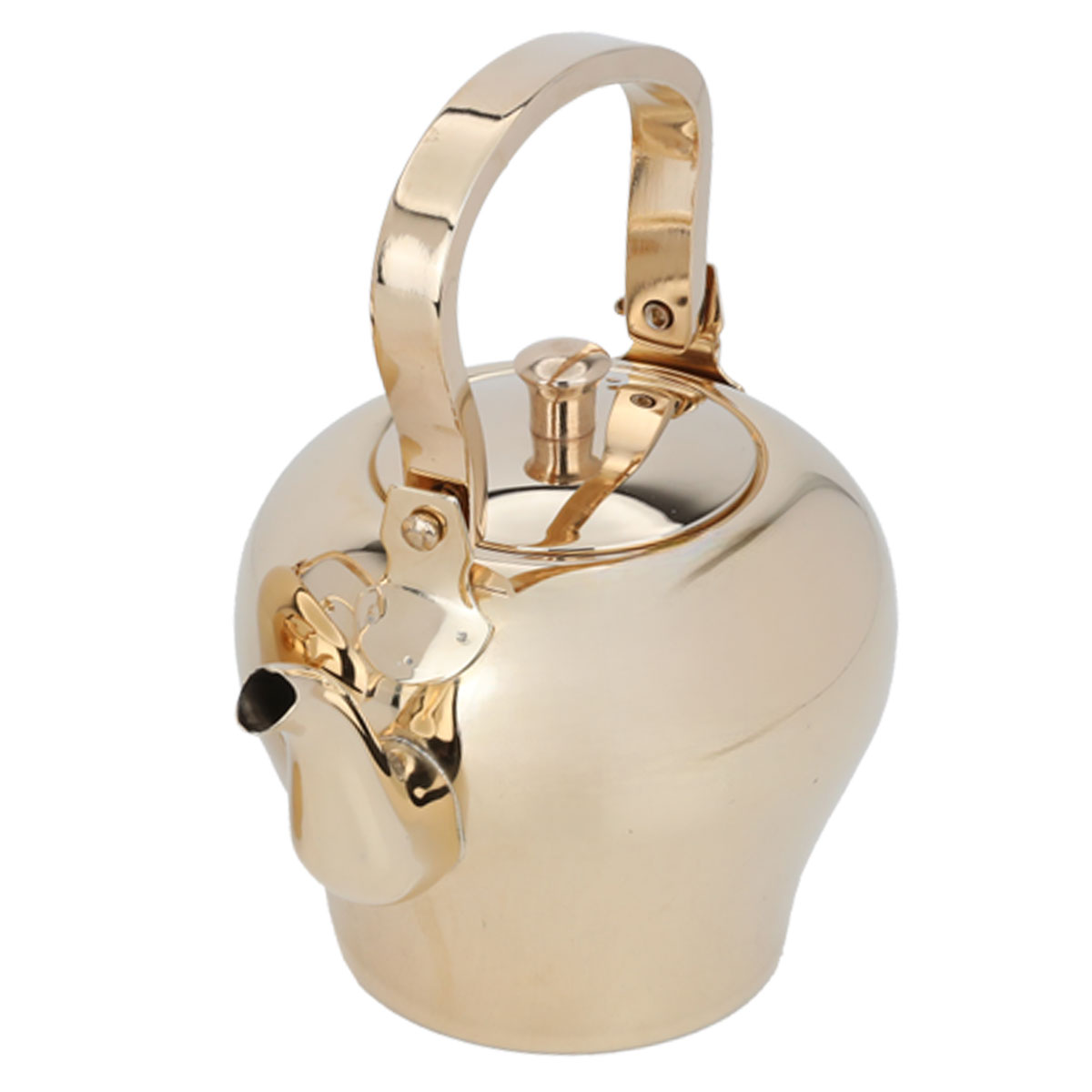 Al Saif Gallery Sulaiman Steel Teapot Set, 3 Pieces - Gold product image 4