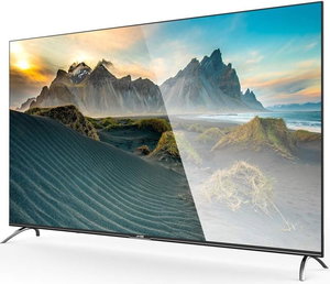تلفزيون سمارت بدون اطار اركيو، 50 بوصة، 4K UHD، شاشة LED، نظام اندرويد 9، ريموت كنترول، حامل، RO-50LCS - اسود product image
