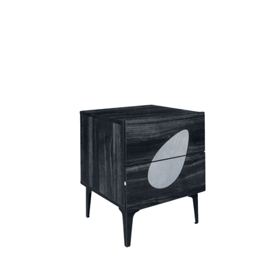 كومدينه خشب ام دي اف، 48×40×40 سم، 2 درج - اسود product image 3