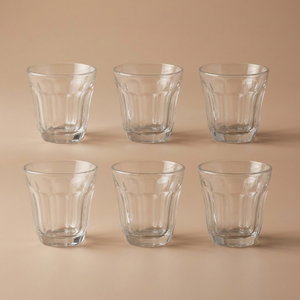 طقم اكواب ماء باشاباتشي، 6 قطع، 300 مل - شفاف product image