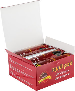 Al-Joud Charcoal, Quick Light, Small Size, Round, 80 Tablets - Black product image 2