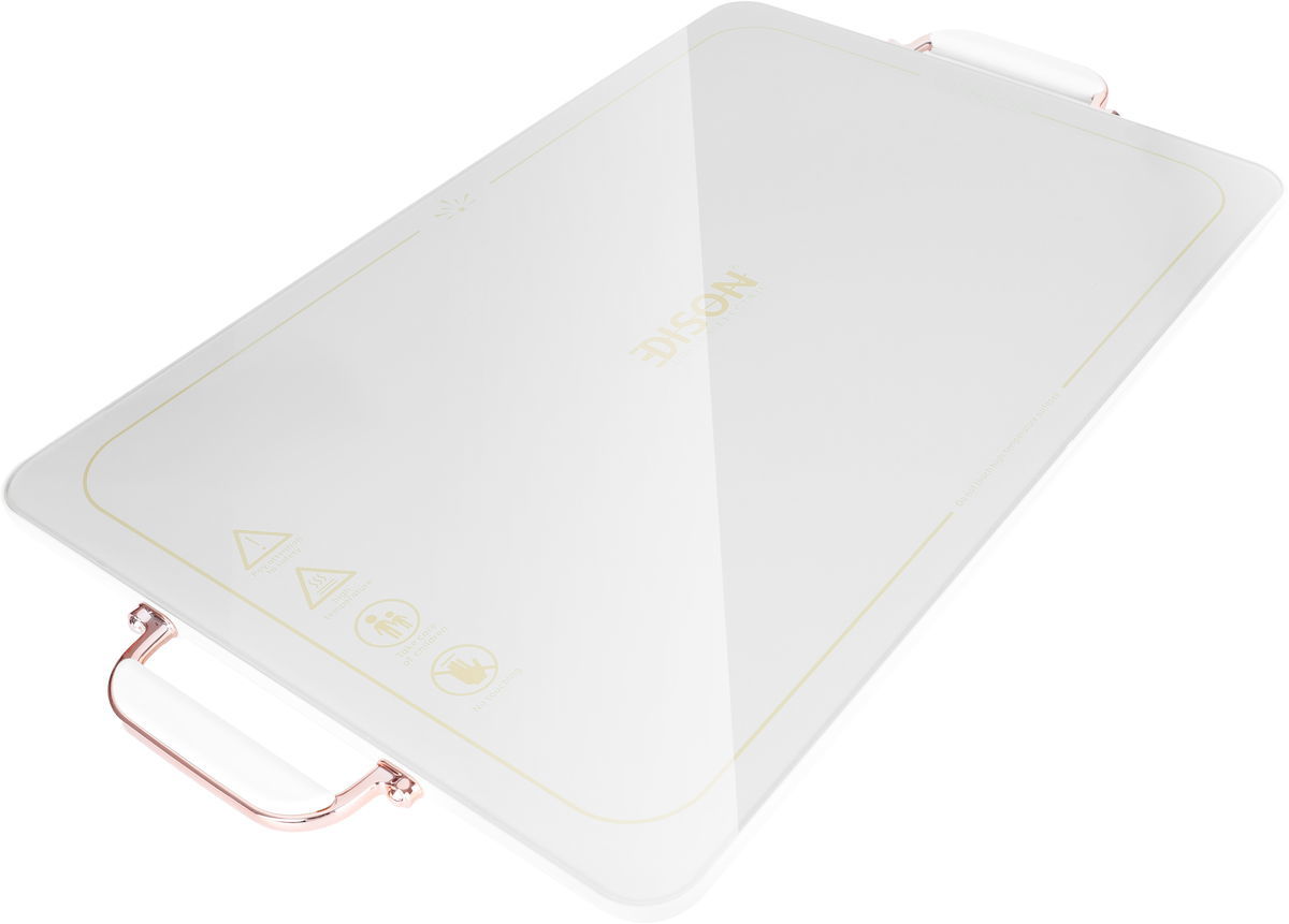 طوفرية تسخين كهربائية زجاج إديسون، 300 واط - ابيض product image 8