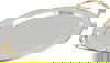 Alsaif Gallery Steel Tofry Set, 3 Pieces - Silver Gold product image 2
