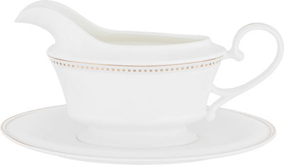 Alsaif Gallery Porcelain Dinner Set, 166 Pieces, Gold-White Rim product image 15