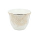 طقم فناجين قهوة عربي بورسلان السيف غاليري، 12 قطعة، نقش ذهبي - أبيض product image 3