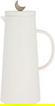 Al Saif Gallery Royal 8 thermos crescent lid, 1 liter, glass inner container, plastic outer shell - beige product image 1