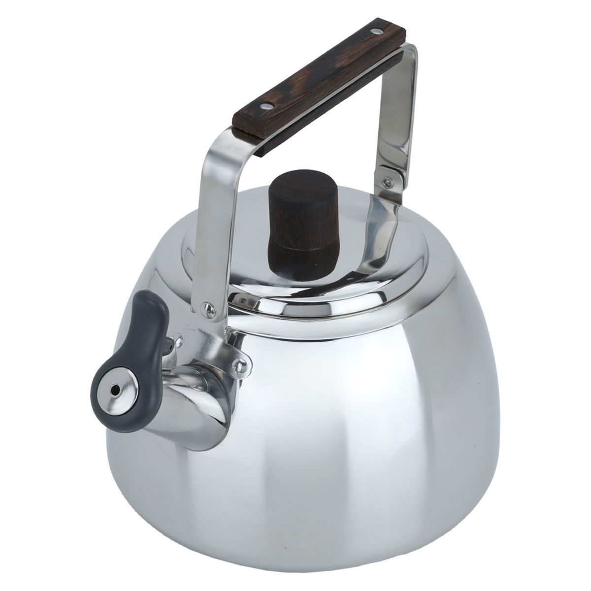 Estelle Elisa Teapot, Wooden Handle, 1.9L - Silver product image 2