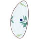 Al Saif Gallery porcelain dessert plate, 9.75 inches, oval, engraved - white product image 2