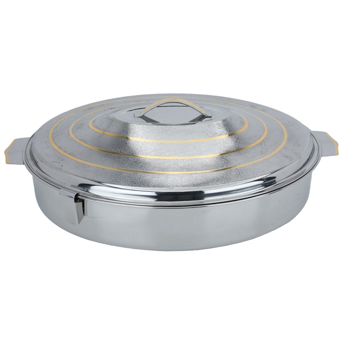 حافظة طعام استيل السيف غاليري، 50 سم، بيضاوي، مذهب - فضي product image 2