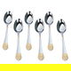 Al Saif Gallery Steel Sweet Spoons Set, 6 Pieces - Silver product image 2