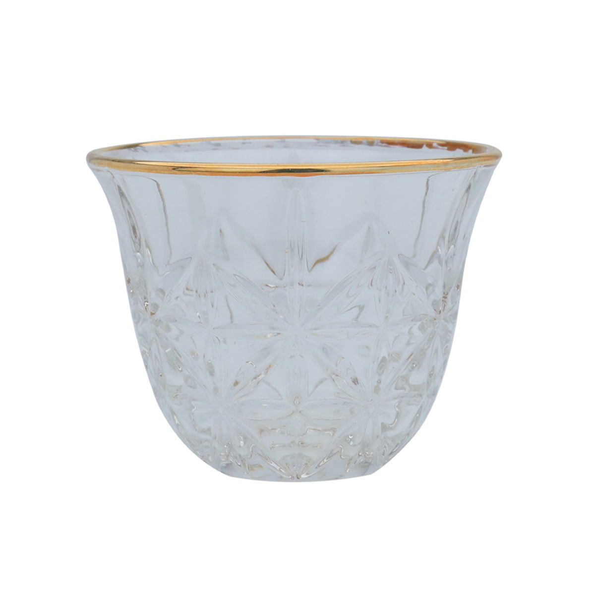 Al Saif Gallery Max glass coffee cup set, 60 ml, 6 pieces - transparent product image