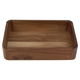 صندوق تنظيم خشب السيف غاليري، مستطيل - بني product image 1