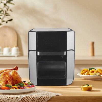 Winning Star ST-9686 Air Fryer and Grill, 1800W, 12Litre, 9 Programs, Digital Display - Black product image 3