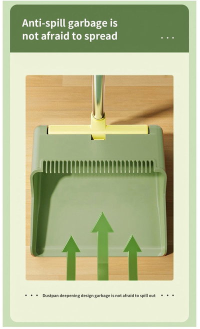 مجموعة جاروف و فرشاة فيسيو، 42 سم - اخضر product image 15