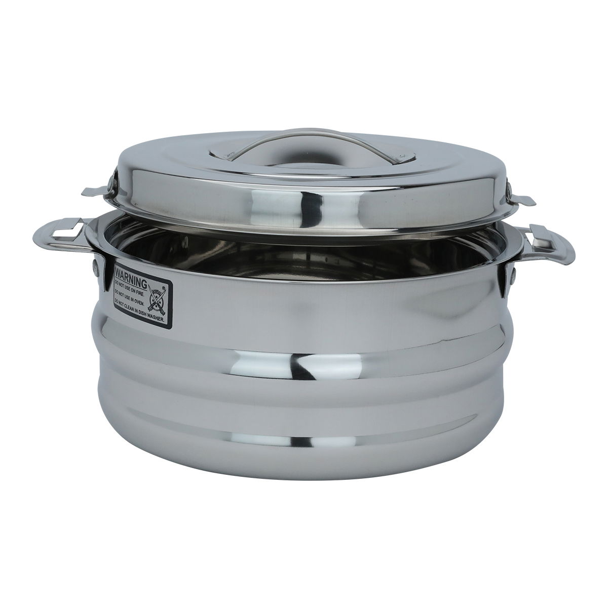 طقم حافظات استيل ماكسيما، منقوش، 3 قطع - فضي product image 4