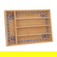 Al Saif Gallery wooden spoon stand, 35x25x5 cm, 5 boxes, blue-brown pattern product image 1