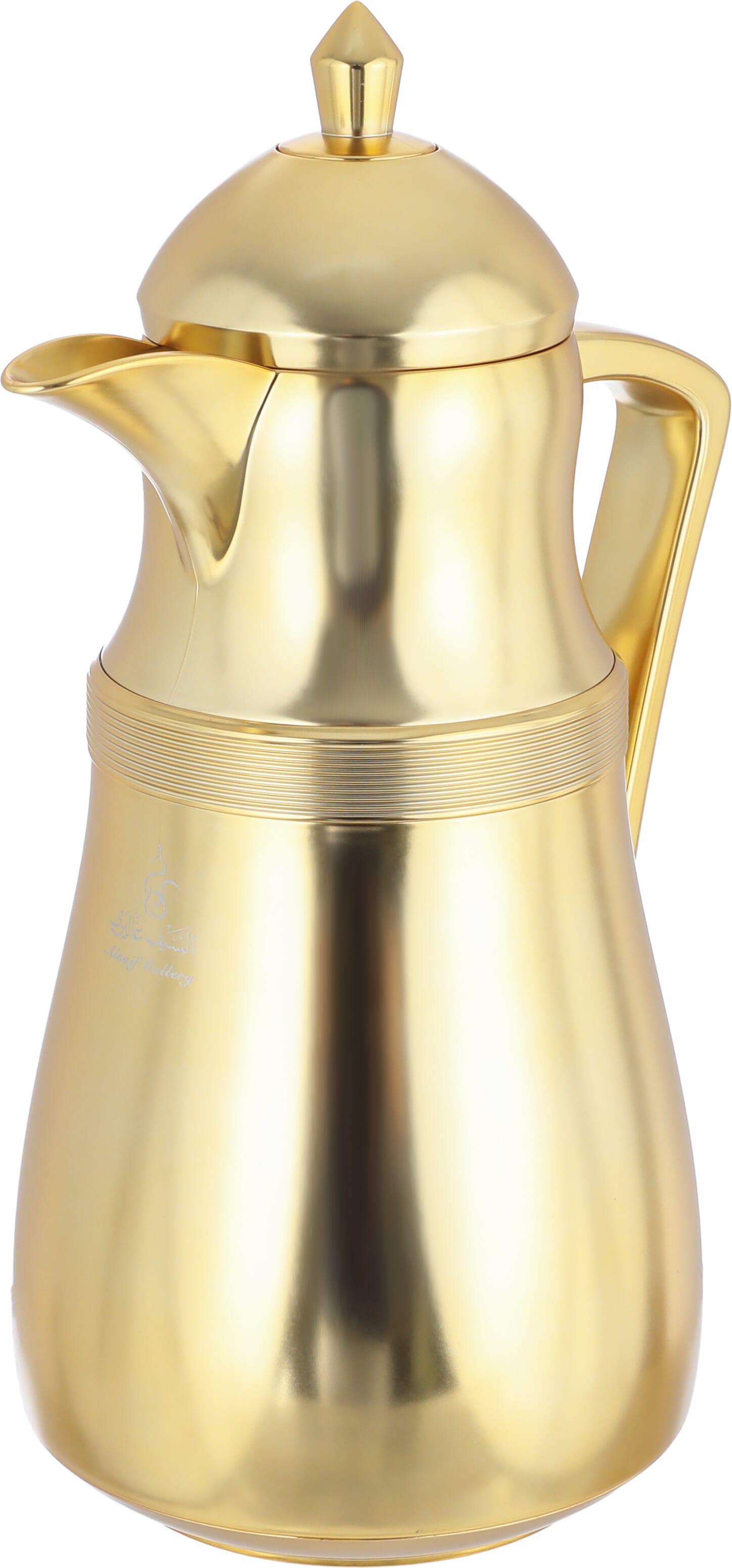 Al Saif Gallery Najd thermos set, 1/4 liter, thermal glass inner shell, plastic outer shell - gold product image 3