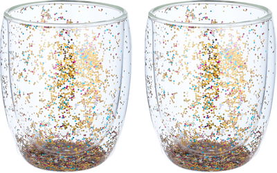 Al Saif Gallery Glass Cups Set, 350 ml, 2 Pieces - Colored product image 1