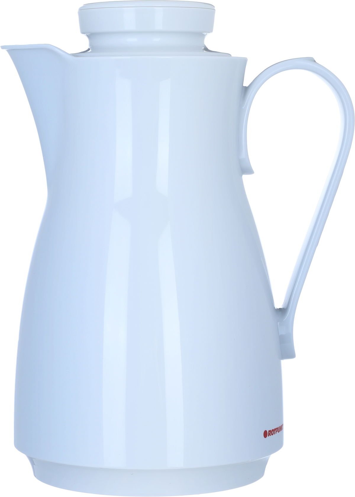 Rotpont thermos, 1 liter, glass inner container, plastic outer shell - white product image