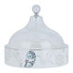 Al Saif Gallery porcelain date, 7 cm, round, with lid - white product image 1