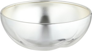 تمرية بغطاء ستانلس استيل السيف غاليري، 13x13x8 سم، دائري - فضي ذهبي product image 2