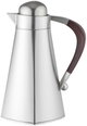 Al Saif Gallery Al Yamamah Thermos Set, 2 Pieces, 0.7/1 Liter, Glass Inner Material, Wooden Handle, Press Lid - Silver product image 3